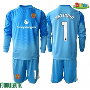 Manchester United Altay Bayindir #1 Målvakt Hemmaställ Barn 2025-26 Långärmad (+ Korta byxor)